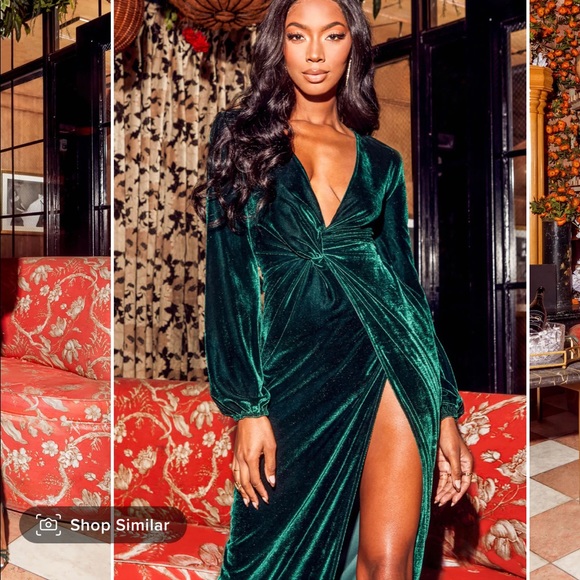 Brand New Velvet Emerald dress - Picture 2 of 4